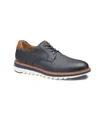 Johnston & Murphy Braydon Plain Toe Derby In Blue