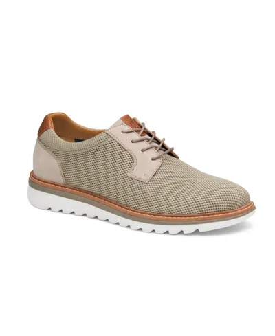 JOHNSTON & MURPHY MEN'S BRAYDON KNIT PLAIN TOE CASUAL LACE UP SNEAKERS