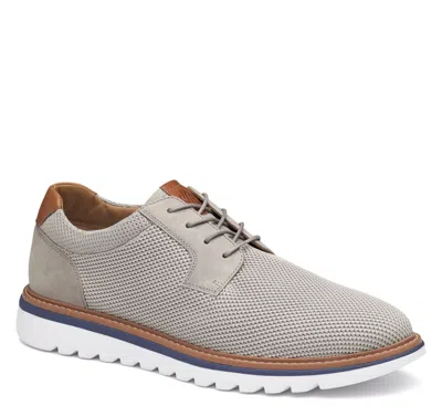 Johnston & Murphy Men's Braydon Knit Plain Toe Dress Casual Shoe In Neutral