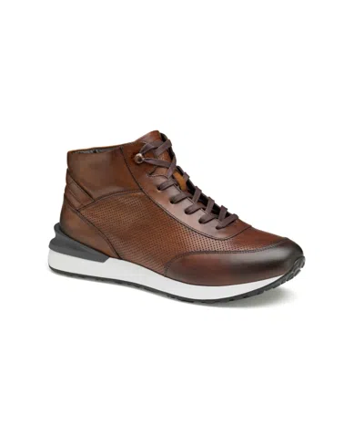 Johnston & Murphy Men's Briggs Hiker Boot In Brown Italian Leather