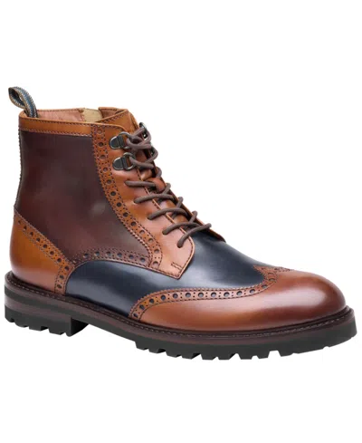 Johnston & Murphy Men's Britton Wingtip Boots In Brown