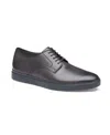 Johnston & Murphy Brody Plain Toe Derby In Black