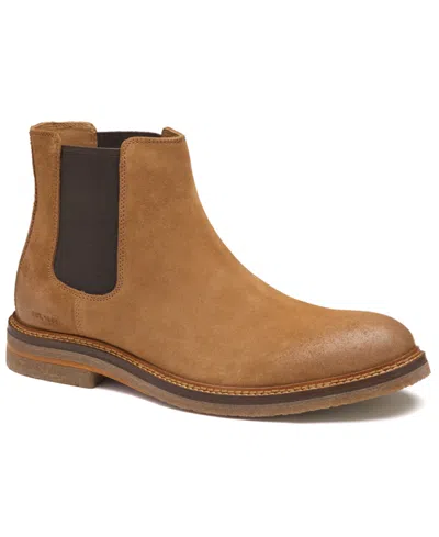 Johnston & Murphy Men's Calder Chelsea Round Toe Boots In Brown