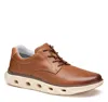 Johnston & Murphy Men's Cruz Perfed Plain Toe Sneaker Shoe In Brown