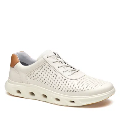 Johnston & Murphy Men's Cruz Perfed U-throat Sneaker Shoe In White