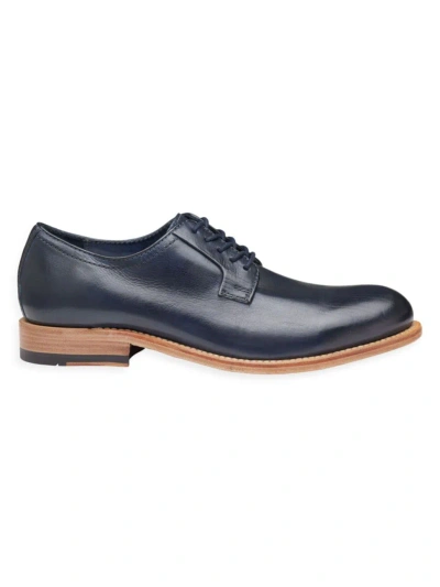 Johnston & Murphy Men's Dudley Leather Loafers In Navy Dip Dyed