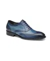 Johnston & Murphy Men's Ellsworth Wingtip Shoe In Navy Italian Leather