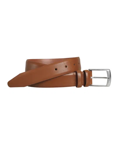Johnston & Murphy Men's Feathered Edge Belt In Tan