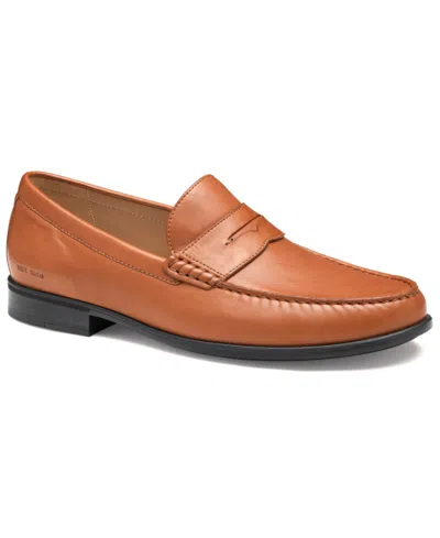 JOHNSTON & MURPHY MEN'S HARRISON PENNY SLIP-ON ROUND TOE LOAFERS
