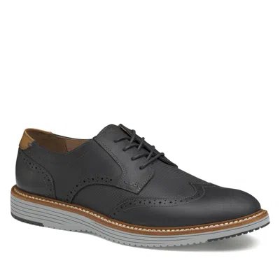 Johnston & Murphy Men's Hodges Wingtip Shoe In Black