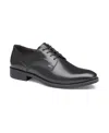 Johnston & Murphy Men's Holcomb Plain Toe Oxfords In Black Water-resistant Full Grain