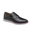 Johnston & Murphy Holden Plain Toe Derby In Black Full Grain