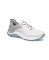 Johnston & Murphy Hts1-luxe Waterproof Golf Shoe In White