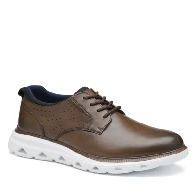 Johnston & Murphy Men's Jenkins Plain Toe Casual Shoe In Brown