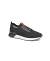 Johnston & Murphy Kinnon Jogger Sneaker In Black Knit