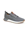 Johnston & Murphy Men's Kinnon Knit Jogger Shoes In Gray Knit