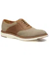 Johnston & Murphy Upton Knit Saddle Shoe In Brown