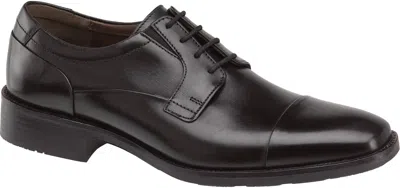 Johnston & Murphy Men's Lancaster Cap Toe Shoes In Black