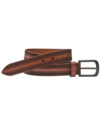 Johnston & Murphy Men's Laser Ombre Belt In Brown