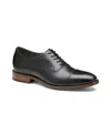 Johnston & Murphy Archer Womens Faux Leather Formal Oxfords In Black