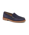 Johnston & Murphy Lyles Suede Loafer In Navy