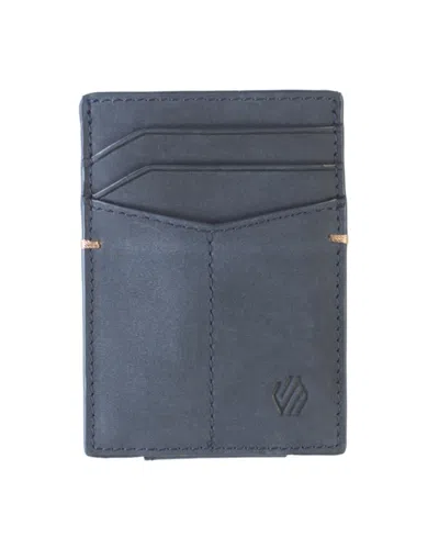Johnston & Murphy Men's Oil Tanned Money Clip Wallet In Blue