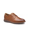 Johnston & Murphy Parker Waterproof Plain Toe Derby In Brown