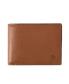 Johnston & Murphy Men's Pebbled Billfold Wallet In Brown