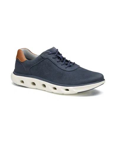 Johnston & Murphy Men's Reactivate U-throat Sneaker In Navy Nubuck