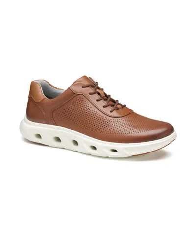 Johnston & Murphy Men's Reactivate U-throat Sneaker In Tan Full Grain