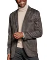 Johnston & Murphy Men's Regular-fit Sport Coat In Brown Plaid