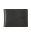 Johnston & Murphy Men's Rhodes 2-in-1 Billfold Wallet In Black Full Grain Leather