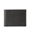Johnston & Murphy Men's Rhodes 2-in-1 Billfold Wallet In Black Full Grain Leather