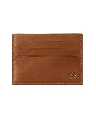 Johnston & Murphy Men's Rhodes Weekender Case In Tan Full Grain Leather