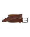 Johnston & Murphy Men's Soft Pebble Belt In Brown