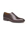 Johnston & Murphy Stockton Mens Leather Lace-up Oxfords In Espresso