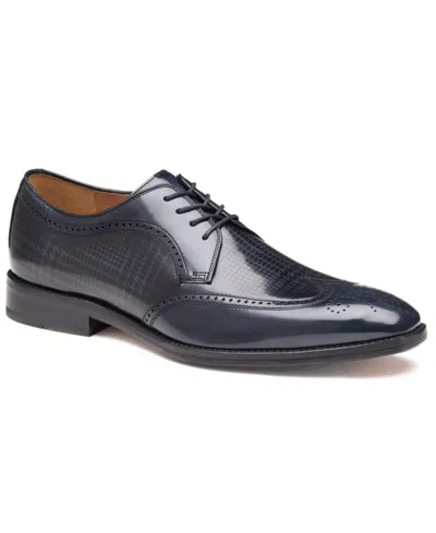 JOHNSTON & MURPHY MEN'S SULLIVAN WINGTIP ROUND TOE DRESS SHOES