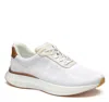 Johnston & Murphy Men's Traverse Knit U-throat Sneaker Shoe In White