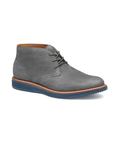 Johnston & Murphy Men's Upton Chukka Boots In Gray Nubuck