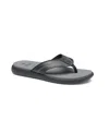 Johnston & Murphy Men's Upton Flip Flop In Black Full Grain