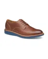 Johnston & Murphy Upton Plain Toe Derby In Tan