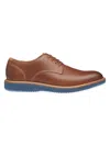 Johnston & Murphy Upton Plain Toe Derby In Brown
