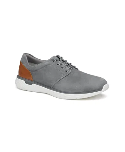 Johnston & Murphy Men's Waterproof Xc4 Prentiss 2 Round Toe Shoe In Gray Waterproof Tumbled Nubuck