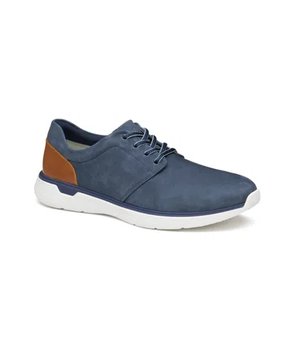 Johnston & Murphy Men's Waterproof Xc4 Prentiss 2 Round Toe Shoe In Navy Waterproof Tumbled Nubuck