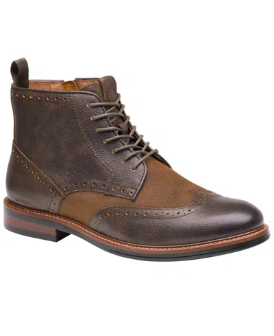 Johnston & Murphy Men's Xc Durham Wingtip Boots In Blue