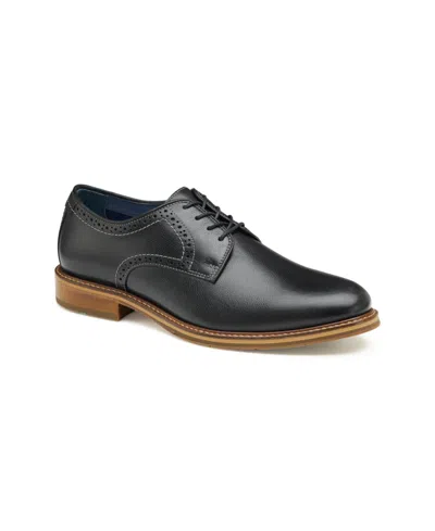 Johnston & Murphy Men's Xc Flex Raleigh Plain Toe Shoes In Black