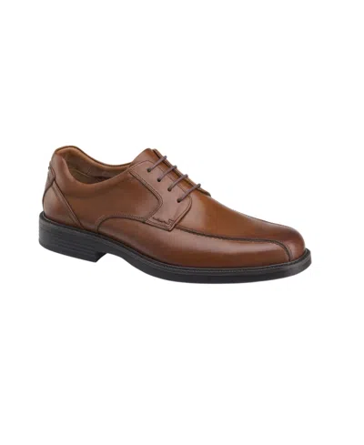 Johnston & Murphy Men's Xc4 Stanton Run-off Plain Toe Dress Shoes In Tan