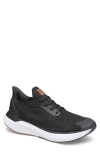Johnston & Murphy Miles Knit Sneaker In Black Knit
