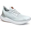 Johnston & Murphy Miles Knit Sneaker In Light Gray Knit