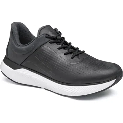 Johnston & Murphy Mules U-throat Sneaker In Black Full Grain Leather
